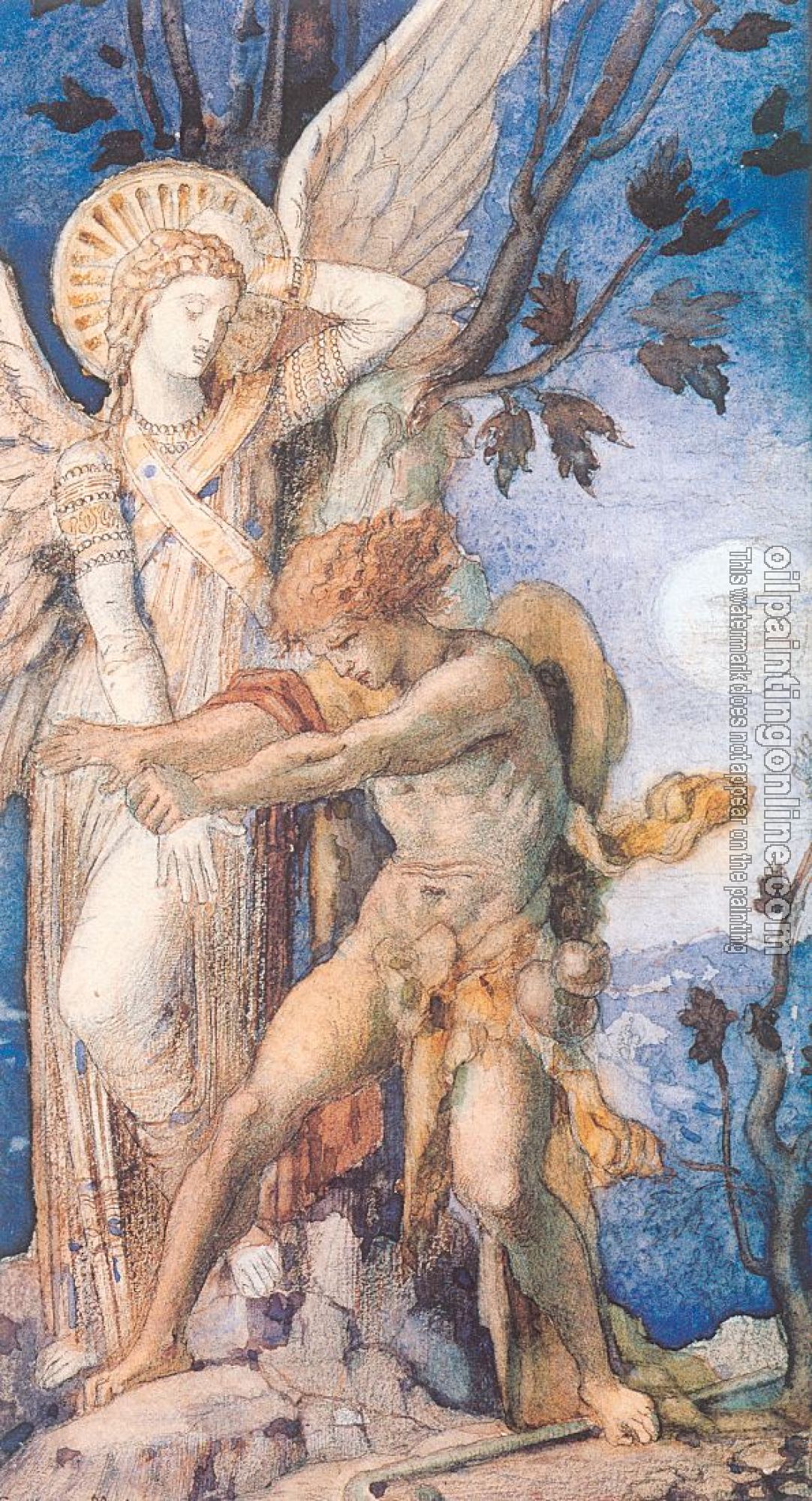 Moreau, Gustave - Jacob and the Angel